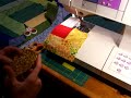 Sewing a log cabin quilt square--part two