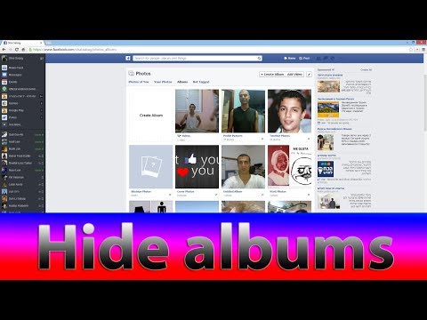 how to i hide photos on facebook