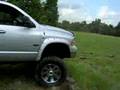Cummins Throwing dirt diesel doing donuts offroad Bad Turbo Surge