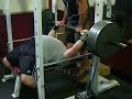 405 + bands bench press