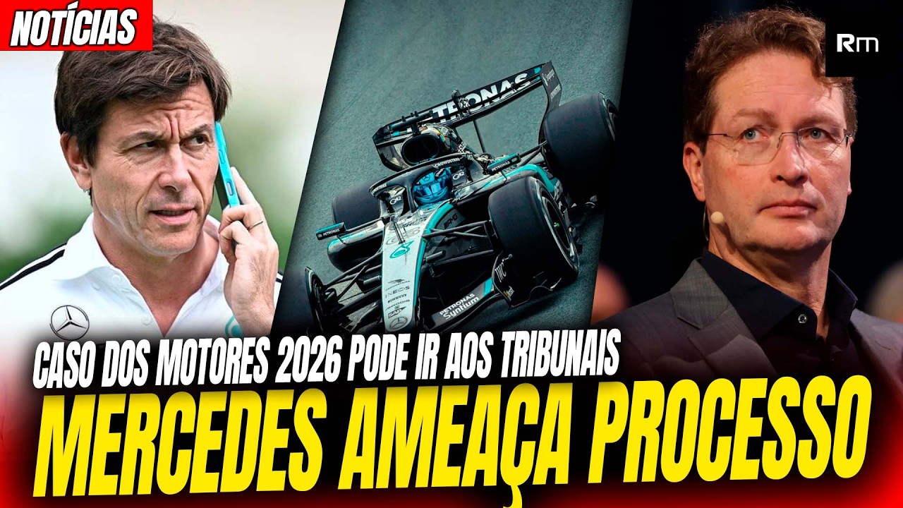 🚨 URGENTE: MERCEDES AMEAÇA PROCESSAR F1 POR TRETA DOS MOTORES / ALONSO / WILLIAMS / NORRIS #f1