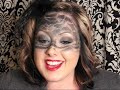 Halloween Makeup:  Extreme Retro Look