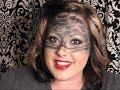 Halloween Makeup:  Extreme Retro Look