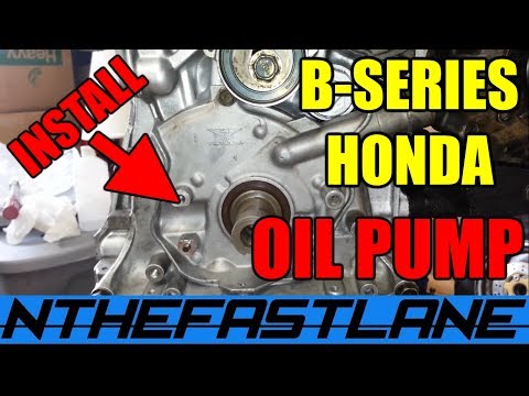 Oil Pump Install Honda B-series “How To”