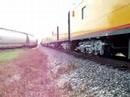 UP 844 crosses diamond at Enid