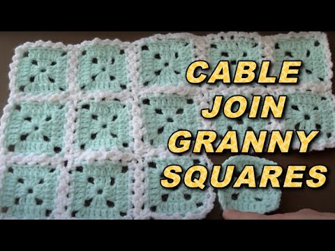 how to fasten granny squares