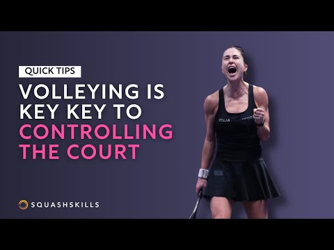 Squash Tips: Volleying Is The Key To Controlling The Court