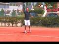 Tennis le�on n�2, le revers a une main et aussi le revers a deux mains a apprendre � toutes ages