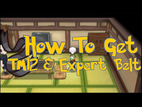 how to get expert belt in pokemon x and y