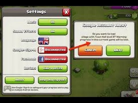 how to sync clash of clans to bluestacks