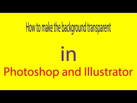 How To Make My Background Transparent In Illustrator - 07/2021
