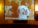 Ledley lifts the cup. Celebrations in Tom Mayes Pub, Dublin