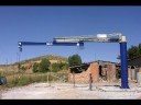 videos de GRUA GIRATORIA MOTORIZADA TELESCOPICA