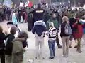 police attack at the concert g8 rostock / germany