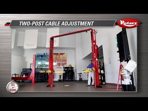 90 Second Know How: 2 Post Cable Adjustment