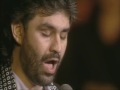 Andrea Bocelli \"Voglio Restare Cosi\" Live on stage Andrea Bocelli \"Voglio Restare Cosi\" Live on stage