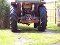 MF135 wheelspins both wheels on slippery surface