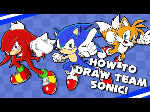 video-linktoworks-HOW TO DRAW TEAM SONIC! Sonic the Hedgehog Drawing...