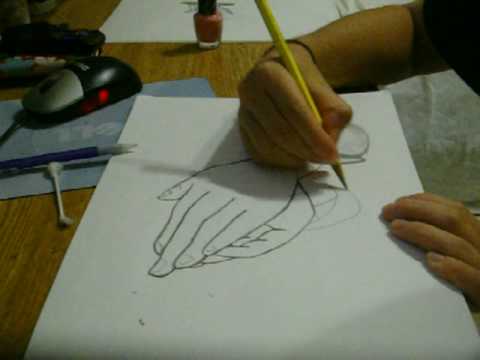 how to draw praying hands