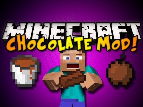 Minecraft: Chocolate Mod - CHOCOLATE BARS, ARMOR, APPLES & MORE! (HD)