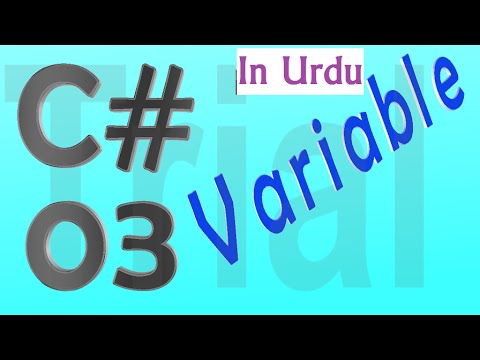 how to define variables in c sharp