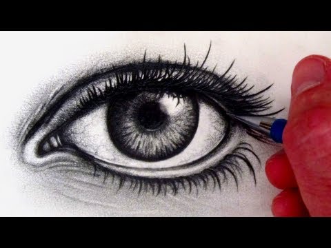 how to draw realistic eyes