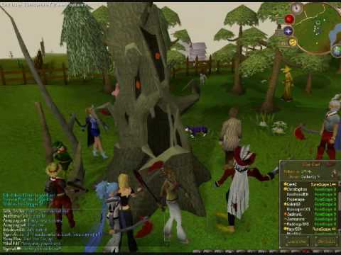 how to locate evil trees in runescape