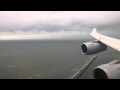 Bad Weather Landing On Lufthansa A340-300 In Vancouver (November 24th, 2011)