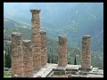 Delphi Greece music postcard 30s