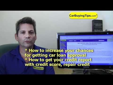 how to finance a car with bad credit