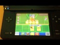 showing the gameplay of the pokemon card game on the ds. the game is in japanese but if you know the basics of the game you really do not need to have full knowledge of the language. a fun ds game to have if you like to practice battles and go over the rules (if you read the language that is a plus). tested it out on my ds xl (works fine on the 3ds too) the game consists of (and comes with in package): - how to play pokemon card game ds - includes a digital recreation of pokemon card game - play against the cpu - quiz mode - rule dictionary - freely transfer copies of the game to friends - bundle includes three 30 card decks, a play matt, and a damage counter - came out august 5, priced �2980 in japan