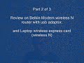 Belkin wireless N router kit and express card. ( part 2)