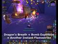 videos de 3.0 PTR - Fire Mage WotLK beta AoE Living Bomb - Firestarter