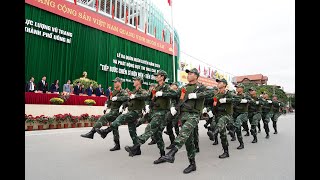 Lễ ra quân huấn luyện năm 2024 và phát động Đợt thi đua cao điểm “Tiếp bước chiến sỹ Điện Biên - Tiến lên giành 3 nhất”