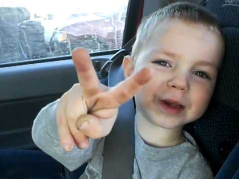 Peace out hommie - My son, Learning how to communicate in North Tulsa.