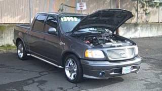 2002 Ford F150 Harley Davidson Edition Supercharged 5.4L V8 Volant Intake Silverline Exhaust 2002 Ford F150 Harley Davidson Edition Supercharged 5.4L V8 Volant Intake Silverline Exhaust