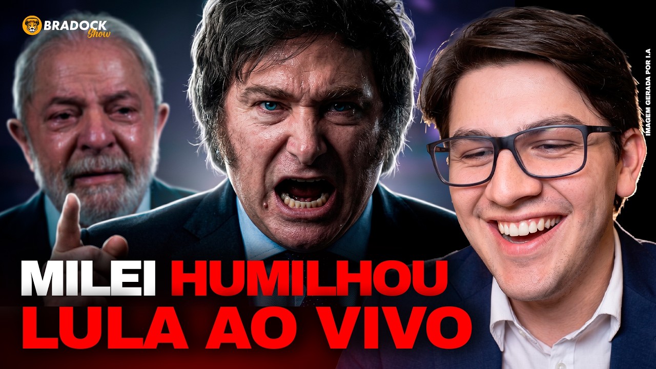 ''LADRÃO E CORRUPTO'' Milei parte pra cima de Lula e Kilter manda a real ao vivo!
