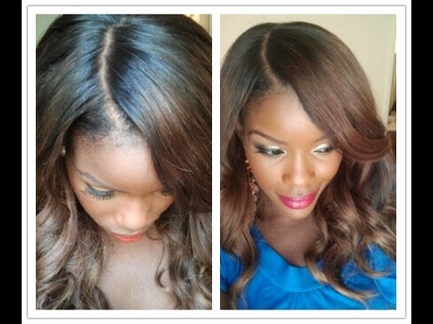 how to apply a u part lace wig