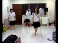 school uniform fasion show!