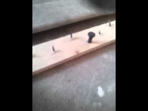 how to fasten tack strips to concrete