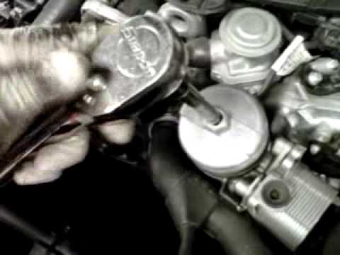 DIY How to install replace the canister oil filter 2009 Mercedes Benz C300
