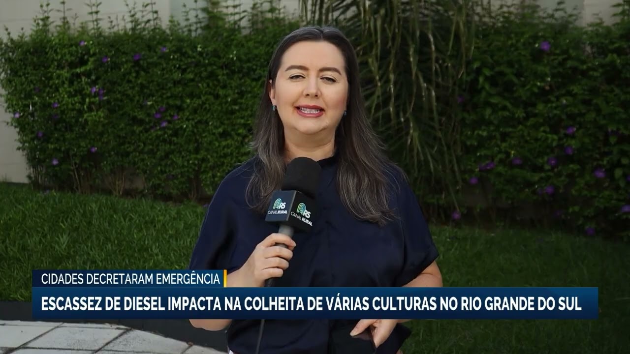 Escassez de diesel impacta na colheita de várias culturas no Rio Grande do Sul