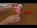 Beautiful Origami Models : Double-sided Valentine Heart Origami Models 3