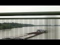Towboat ÉRSEKCSANÁD in Dunaföldvár Bridge Part 1 2010.jun26.