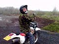 darrol very happy on his xr250