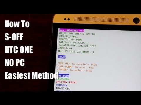 how to s-off htc one t-mobile