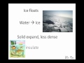Ice Floats Universal Solvent