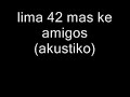 lima 42- mas que amigos (akustico)