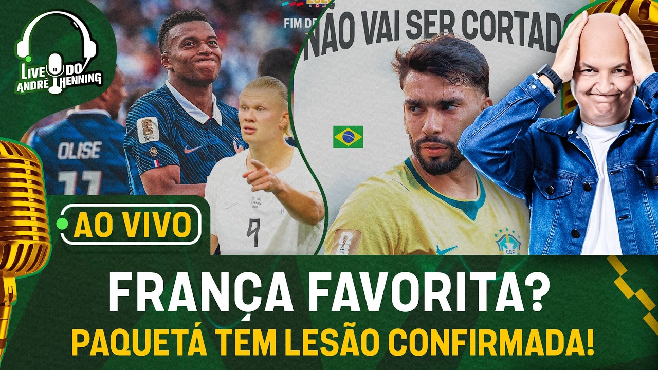 Ao Vivo: Noruega Pode Dar Problemas Ao Brasil? Paqueta Fora; França Atropela A Suécia
