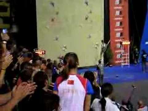 Final de velocidad escalada Avilés 2007
